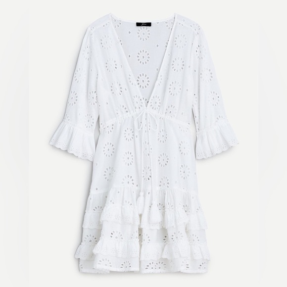 J. Crew Dresses & Skirts - J. Crew Eyelet tunic dress / coverup
